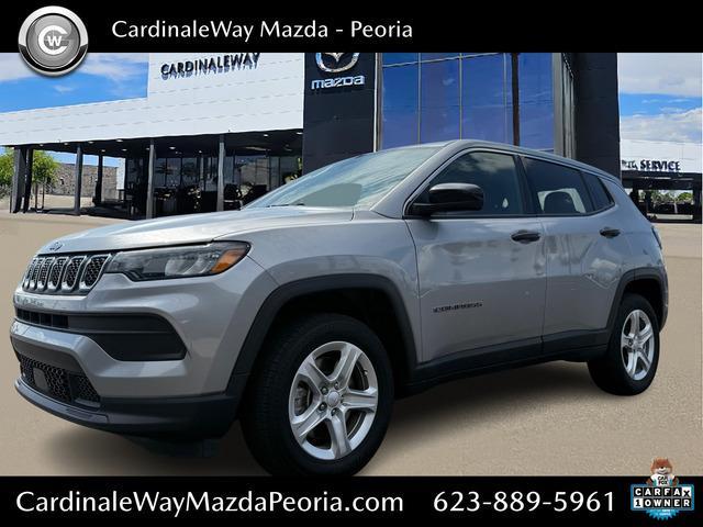 used 2023 Jeep Compass car, priced at $18,824