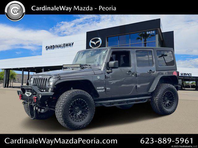 used 2017 Jeep Wrangler Unlimited car, priced at $22,357