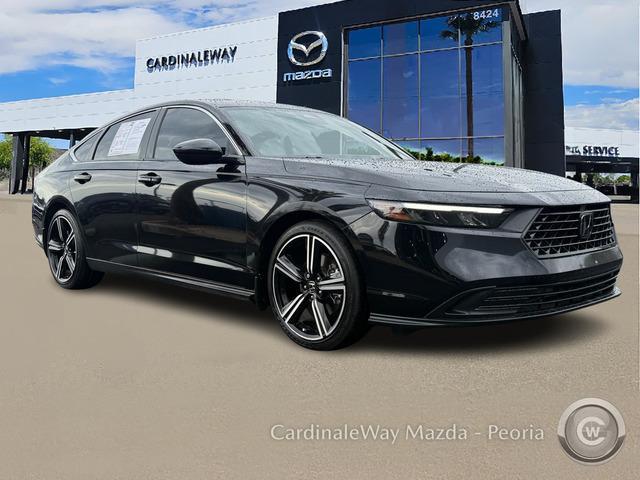used 2024 Honda Accord Hybrid car, priced at $27,438