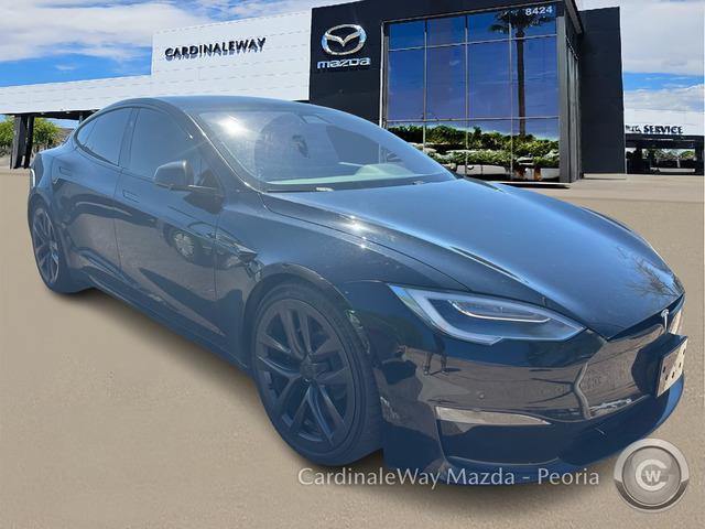 used 2021 Tesla Model S car, priced at $52,864