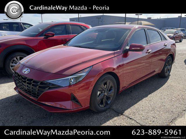 used 2021 Hyundai Elantra HEV car, priced at $18,988