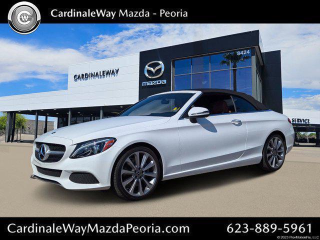 used 2018 Mercedes-Benz C-Class car, priced at $27,275