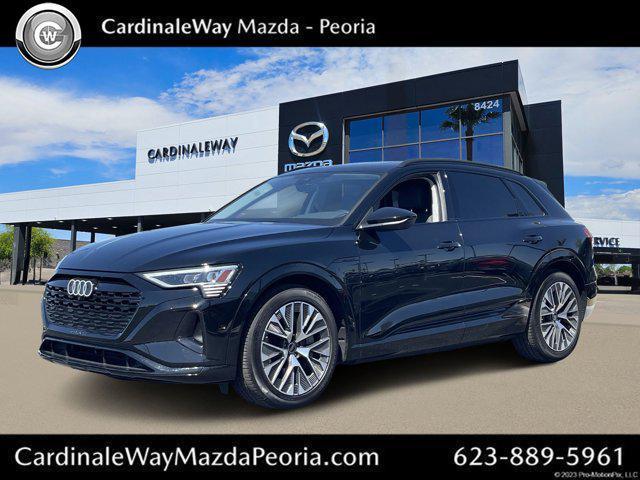 used 2024 Audi Q8 e-tron car, priced at $52,559