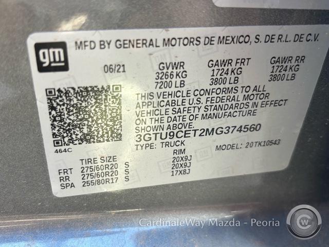 used 2021 GMC Sierra 1500 car, priced at $34,110
