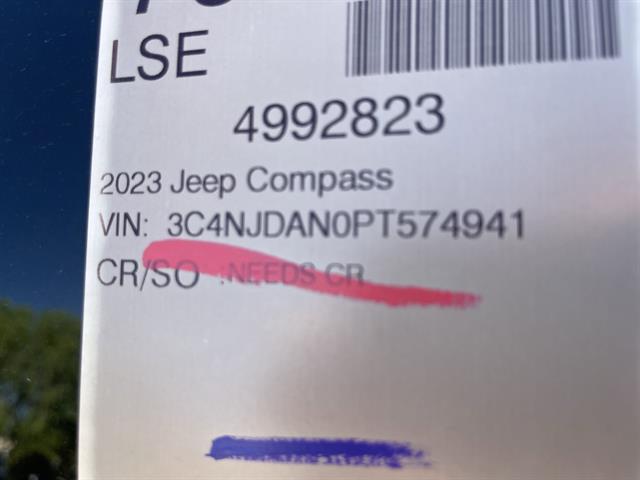 used 2023 Jeep Compass car, priced at $18,888