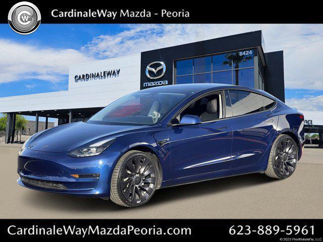 used 2021 Tesla Model 3 car, priced at $26,322