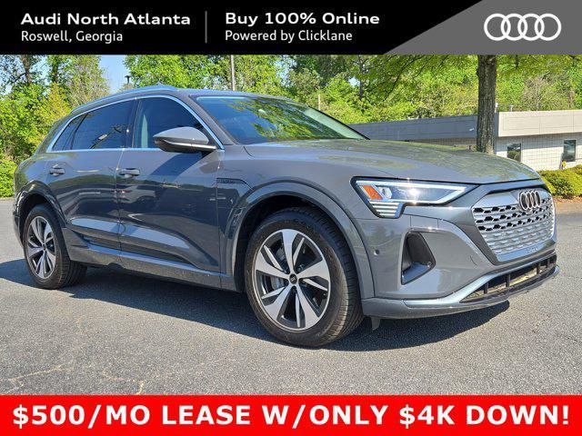 used 2024 Audi Q8 e-tron car, priced at $53,991