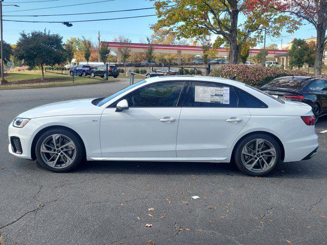 new 2025 Audi A4 car, priced at $50,530