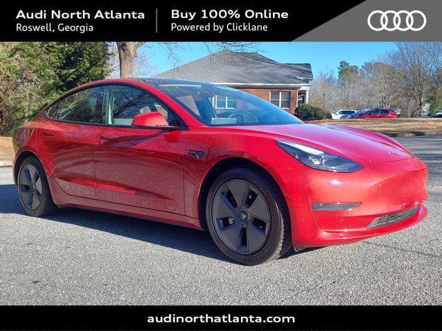 used 2021 Tesla Model 3 car, priced at $22,991