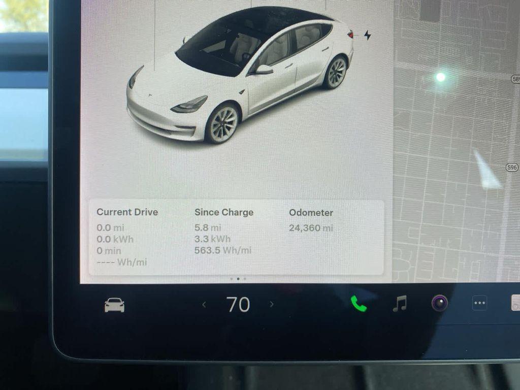 used 2021 Tesla Model 3 car, priced at $23,000