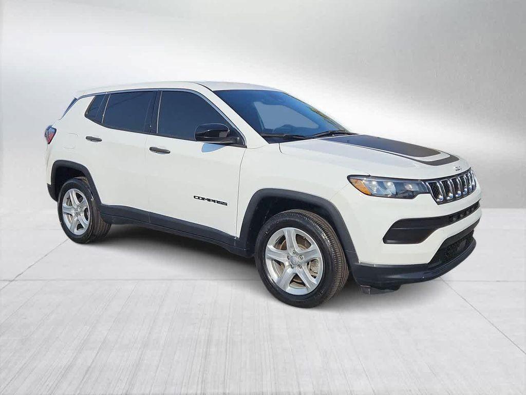 used 2023 Jeep Compass car, priced at $20,500