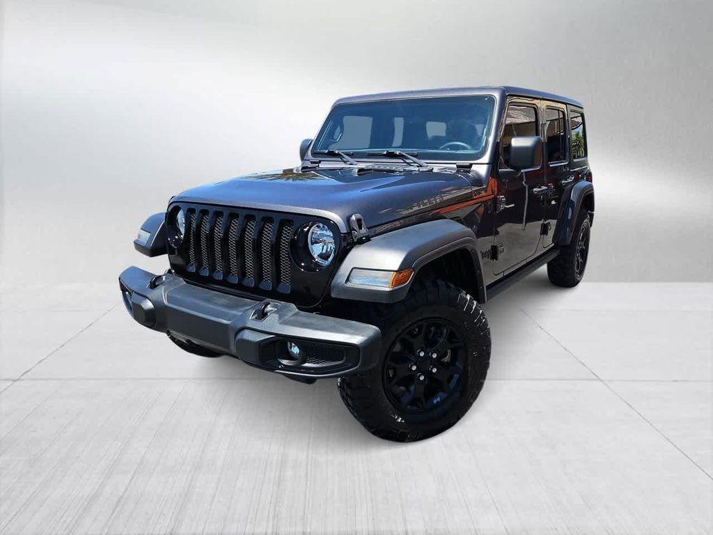used 2021 Jeep Wrangler Unlimited car, priced at $27,500