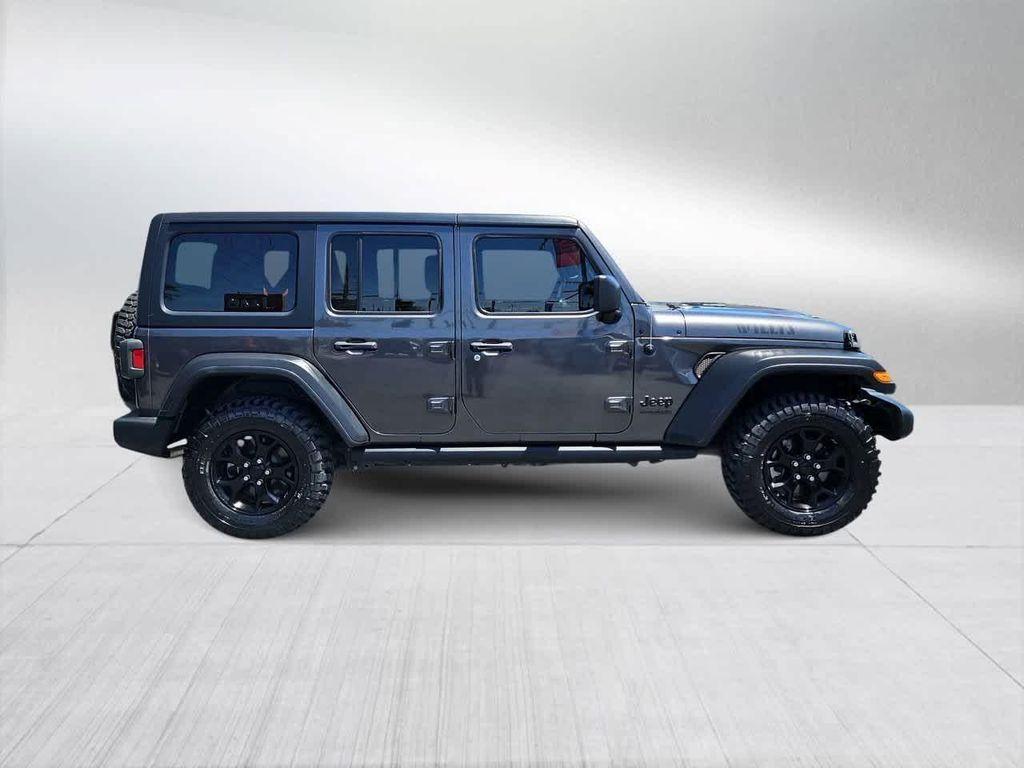 used 2021 Jeep Wrangler Unlimited car, priced at $27,500