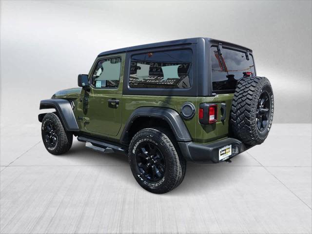used 2021 Jeep Wrangler car, priced at $24,500