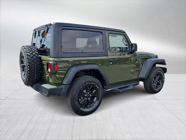 used 2021 Jeep Wrangler car, priced at $24,500