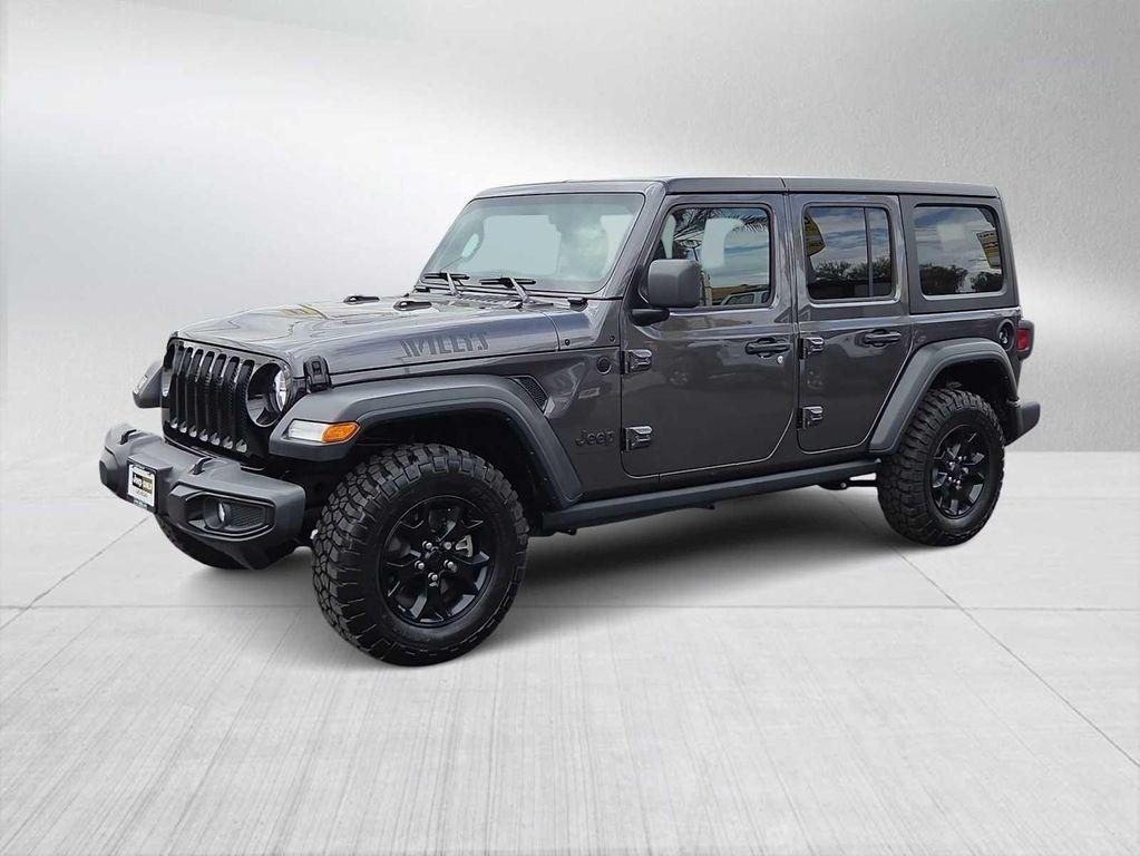 used 2022 Jeep Wrangler Unlimited car, priced at $33,500