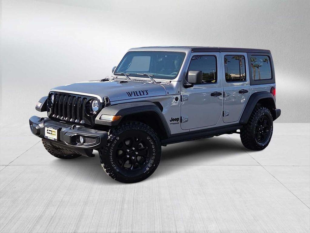 used 2021 Jeep Wrangler Unlimited car, priced at $27,000