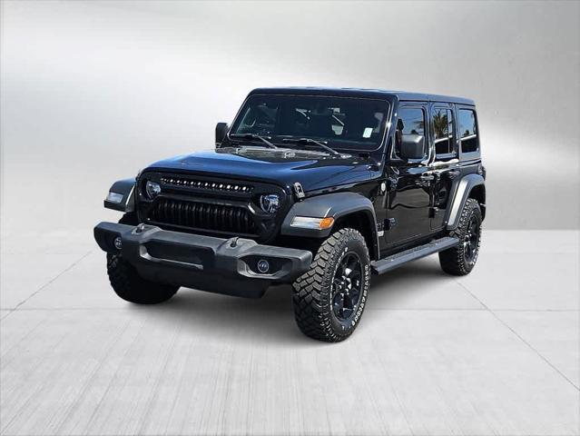used 2021 Jeep Wrangler Unlimited car, priced at $29,000