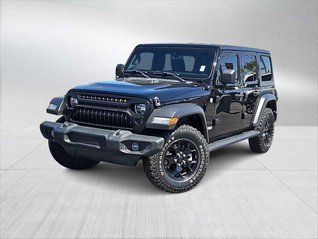used 2021 Jeep Wrangler Unlimited car, priced at $29,000
