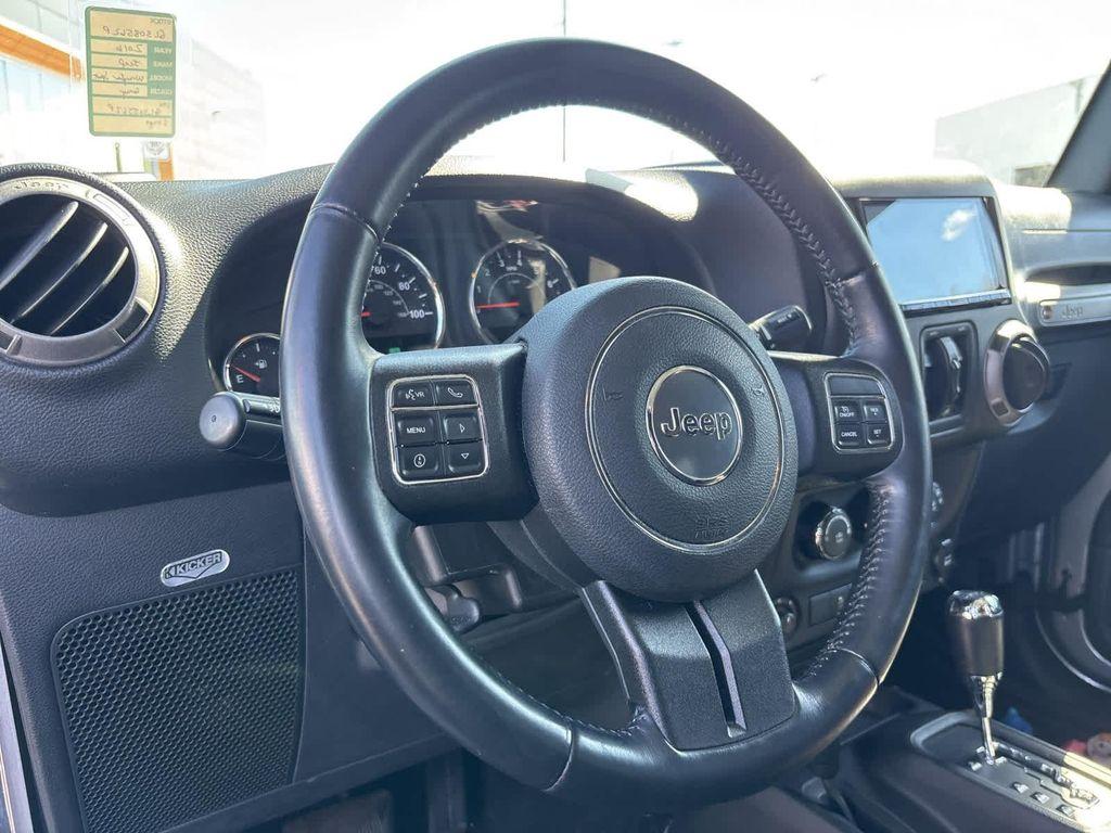 used 2016 Jeep Wrangler Unlimited car, priced at $23,500