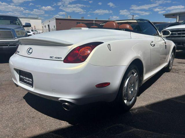 used 2002 Lexus SC 430 car, priced at $14,995