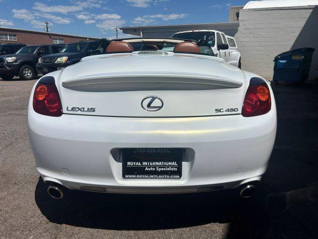 used 2002 Lexus SC 430 car, priced at $14,995