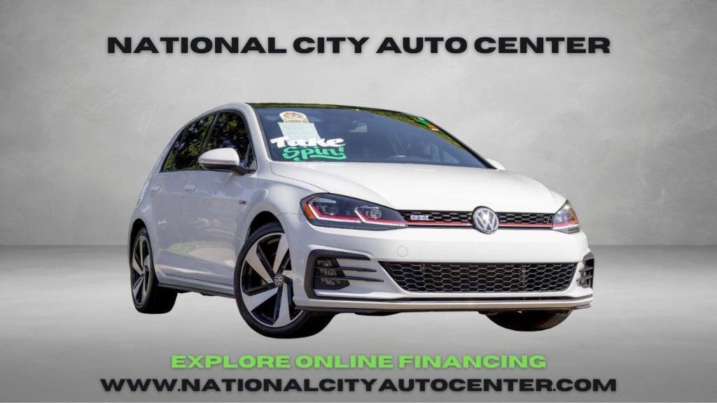 used 2018 Volkswagen Golf GTI car, priced at $18,995