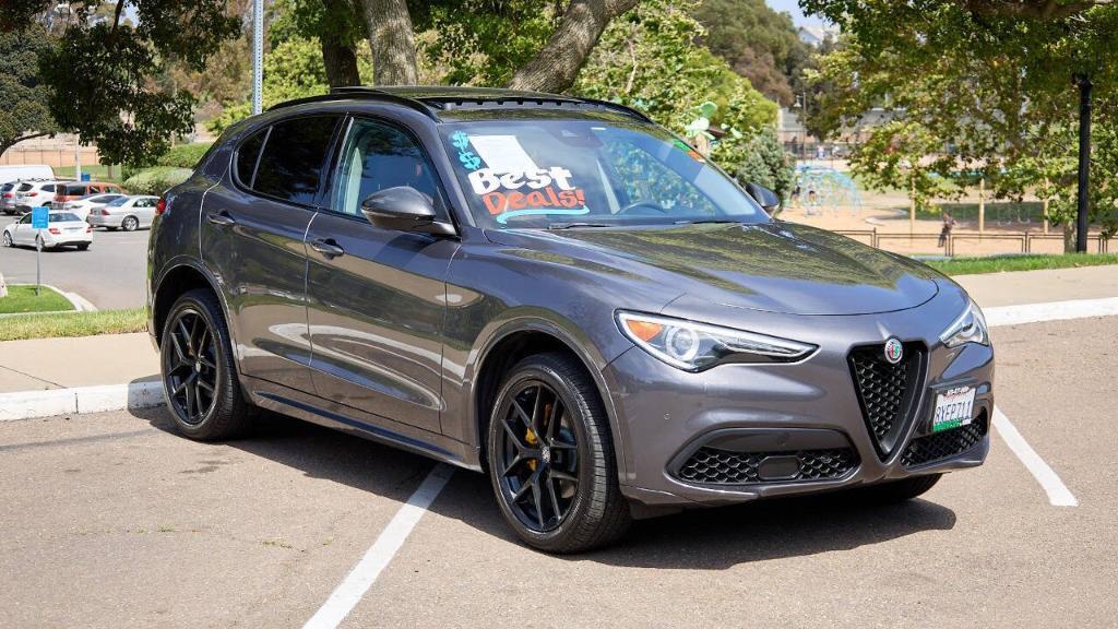 used 2021 Alfa Romeo Stelvio car, priced at $24,995