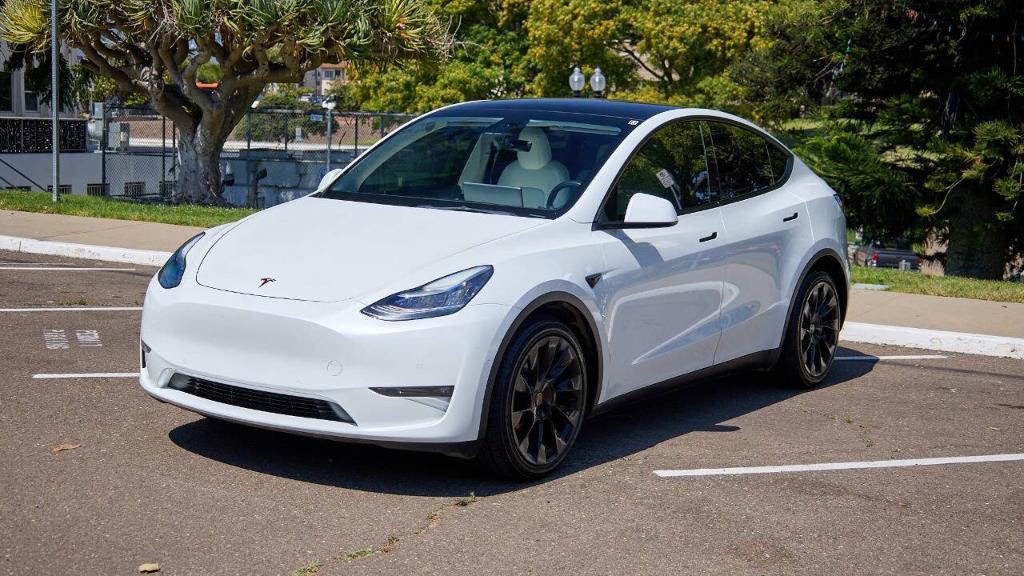 used 2021 Tesla Model Y car, priced at $28,995