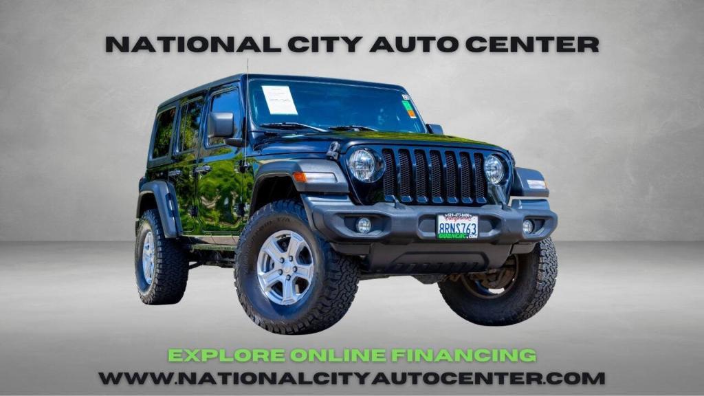 used 2020 Jeep Wrangler Unlimited car, priced at $23,995