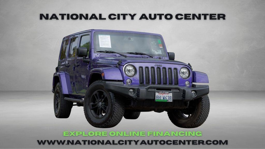 used 2017 Jeep Wrangler Unlimited car, priced at $21,777