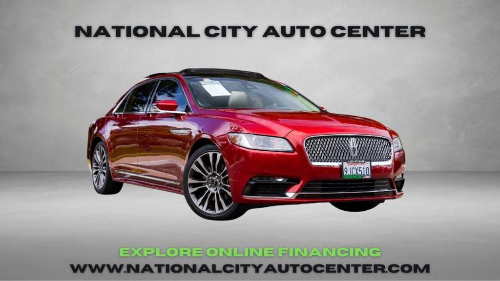 used 2017 Lincoln Continental car, priced at $25,995