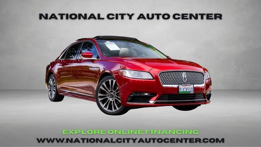 used 2017 Lincoln Continental car, priced at $24,995