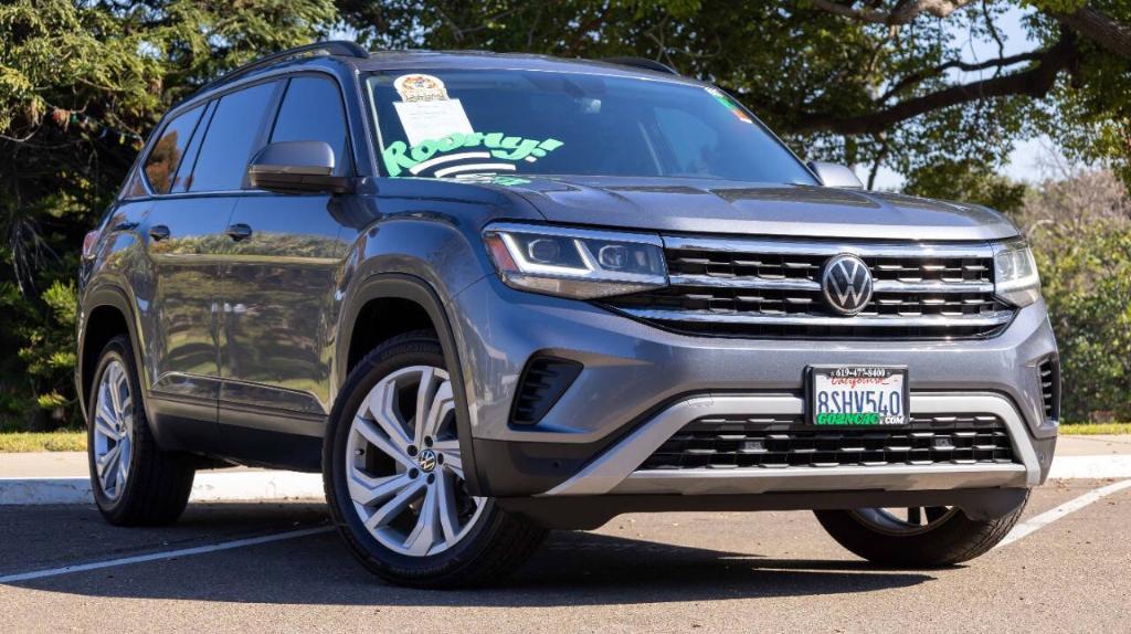 used 2021 Volkswagen Atlas car, priced at $23,895