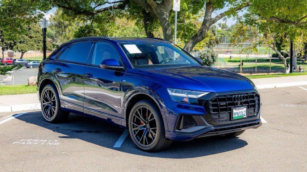 used 2021 Audi Q8 car, priced at $38,995