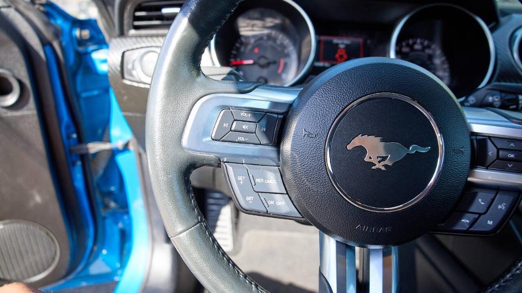 used 2021 Ford Mustang car, priced at $26,595