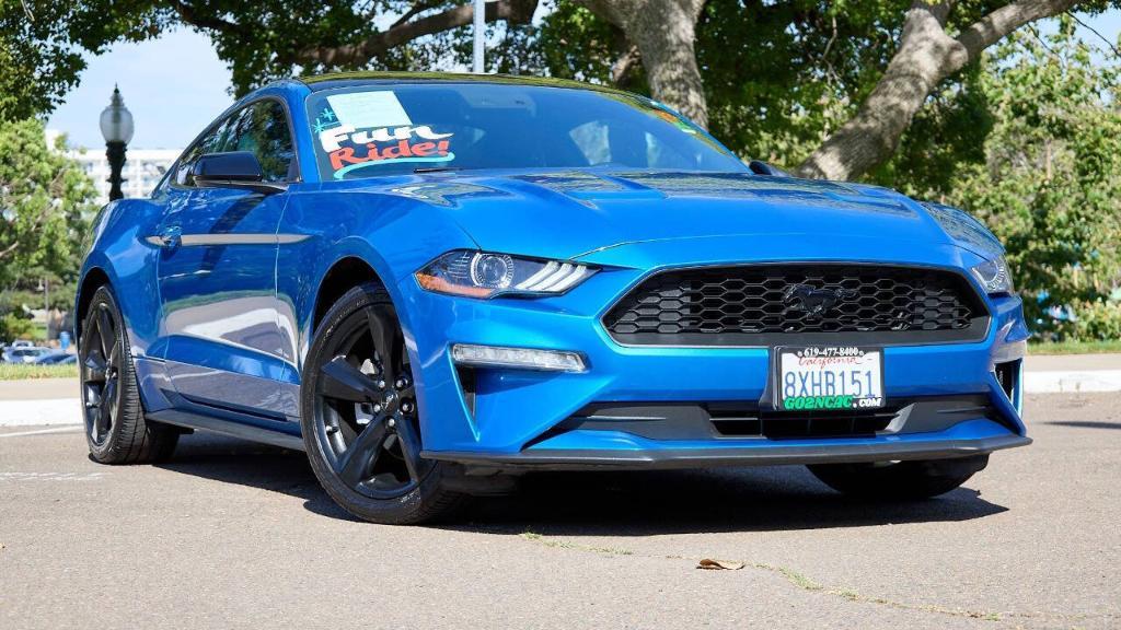 used 2021 Ford Mustang car, priced at $26,595