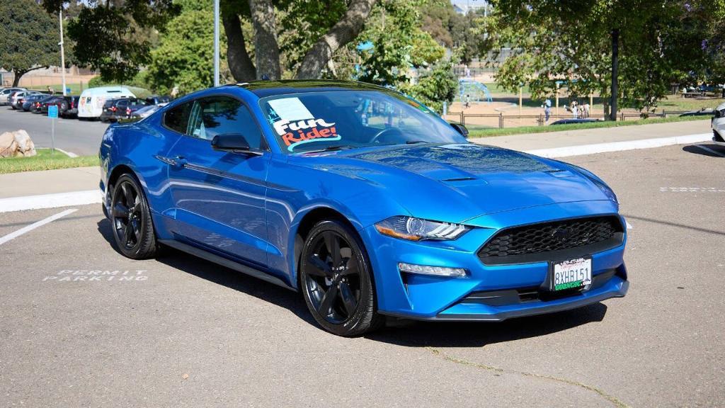 used 2021 Ford Mustang car, priced at $26,595