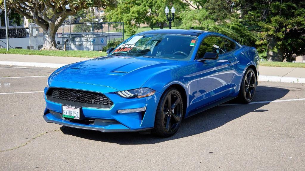 used 2021 Ford Mustang car, priced at $26,595