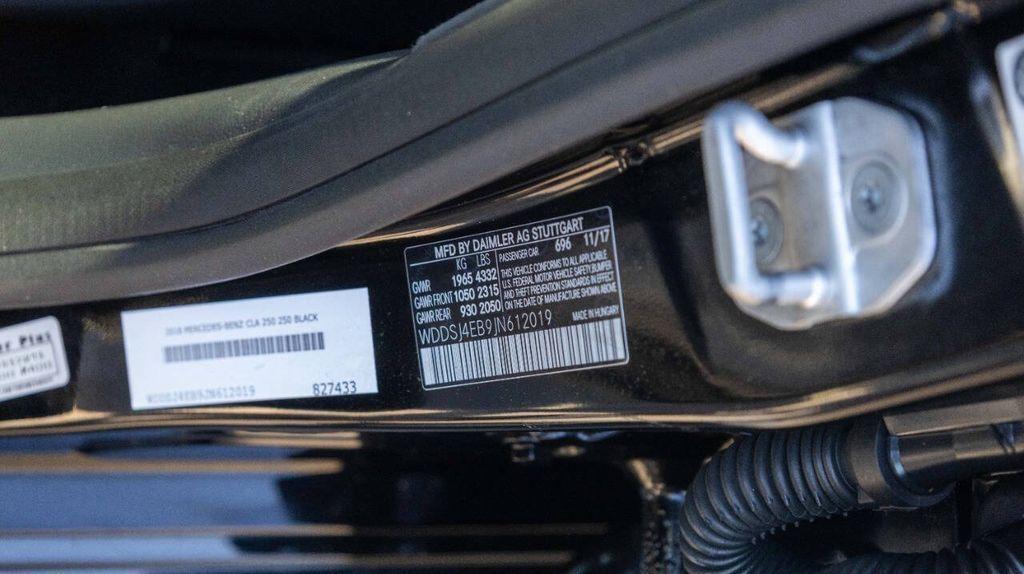 used 2018 Mercedes-Benz CLA 250 car, priced at $16,777