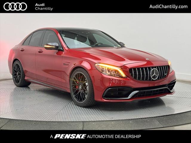 used 2021 Mercedes-Benz AMG C 63 car, priced at $62,500