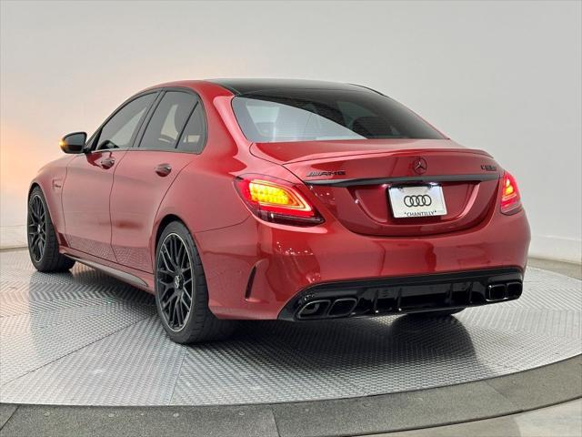 used 2021 Mercedes-Benz AMG C 63 car, priced at $62,500