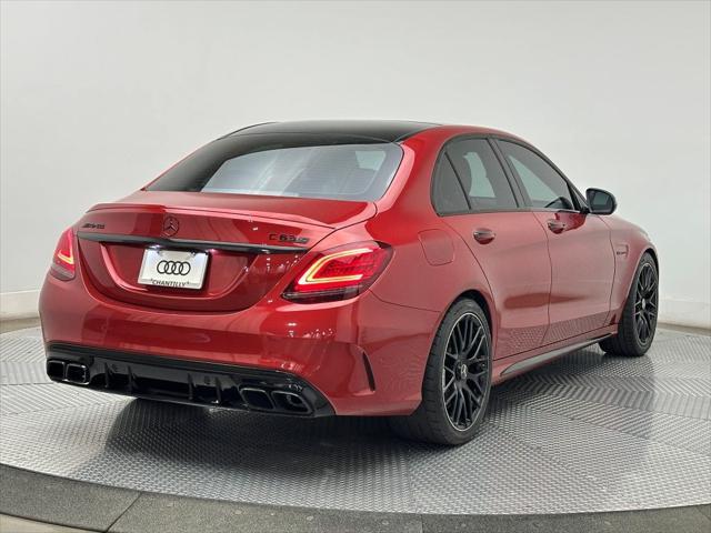 used 2021 Mercedes-Benz AMG C 63 car, priced at $62,500