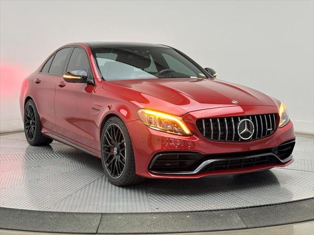 used 2021 Mercedes-Benz AMG C 63 car, priced at $62,500