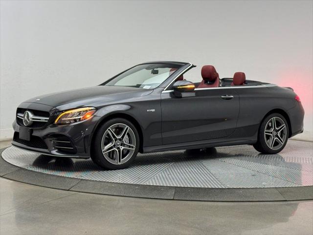 used 2021 Mercedes-Benz AMG C 43 car, priced at $41,900