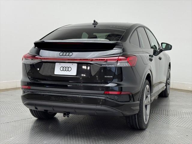 new 2025 Audi Q4 e-tron Sportback car, priced at $68,910