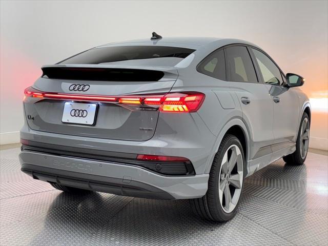 new 2025 Audi Q4 e-tron Sportback car, priced at $67,420