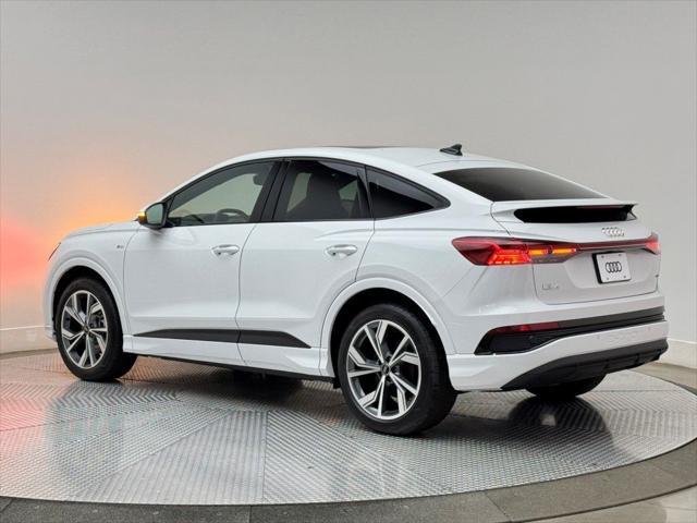 new 2025 Audi Q4 e-tron Sportback car, priced at $58,200