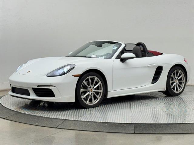 used 2018 Porsche 718 Boxster car, priced at $43,000