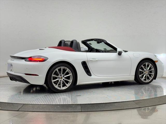 used 2018 Porsche 718 Boxster car, priced at $43,000